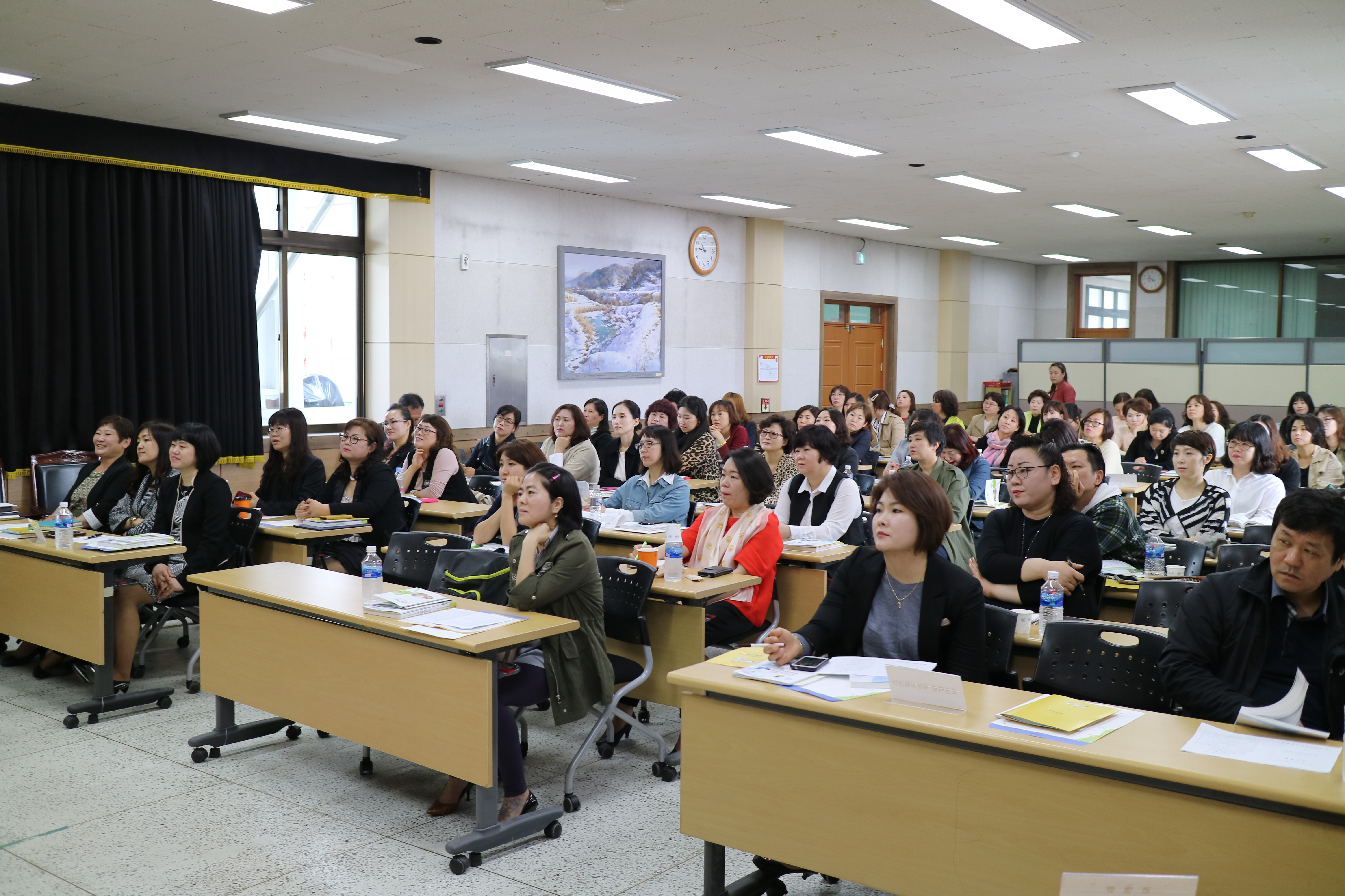 원주시학부모회연합회 총회 및 교육장과의 대화마당 개최 사진